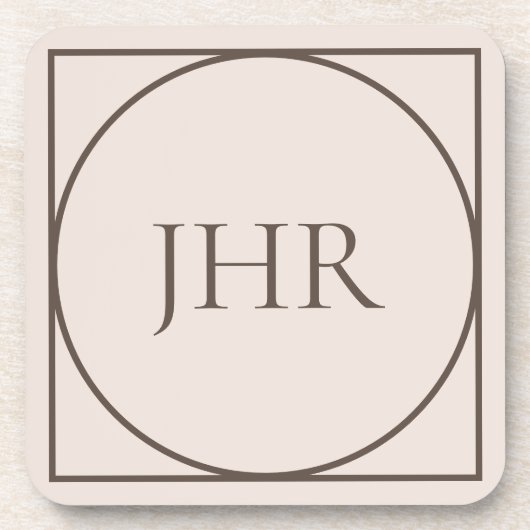 Dessous de verre en plastique personnalisés (Devant)