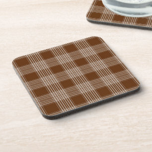 Dessous de verre en plastique Tartan Motif