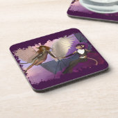 Dessous de verre en plastique testé (Côté gauche)