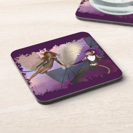 Dessous de verre en plastique testé (Côté gauche)