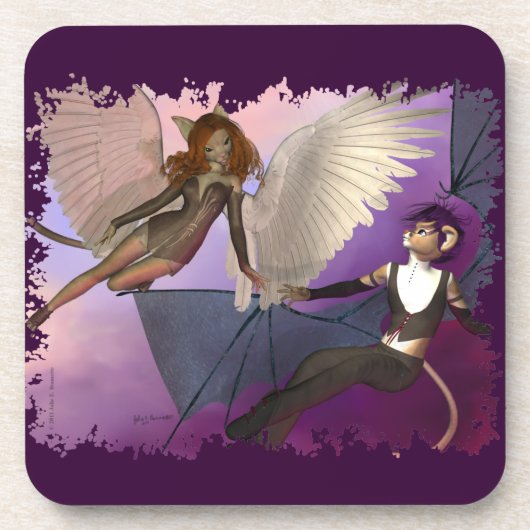 Dessous de verre en plastique testé (Devant)