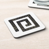 Dessous de verre en spirale de domino (Côté gauche)