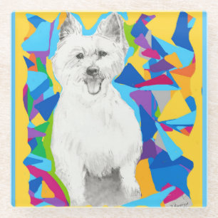 dessous-de-verre en verre