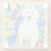 dessous-de-verre en verre (Dos)