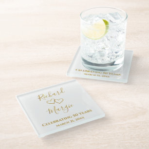 DESSOUS-DE-VERRE EN VERRE 