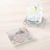DESSOUS-DE-VERRE EN VERRE さにれにじ　　リラックス (Incliné)