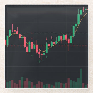 DESSOUS-DE-VERRE EN VERRE コースター
