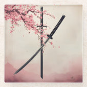 Dessous-de-verre En Verre 「刀と散華(Katana to Sange)」 (Devant)