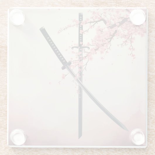 Dessous-de-verre En Verre 「刀と散華(Katana to Sange)」 (Dos)