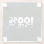 Dessous-de-verre En Verre 100% Stardust (Dos)