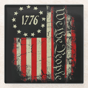 Dessous-de-verre En Verre 1776 Nous le peuple