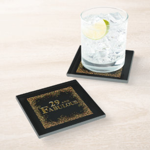 Dessous-de-verre En Verre 29e anniversaire 