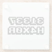 DESSOUS-DE-VERRE EN VERRE 31337 H4X0R (Dos)