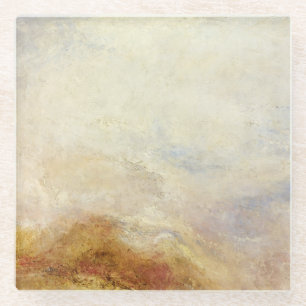 Dessous-de-verre En Verre A Mountain Scene, Val d’Aoste - Joseph Mallord...