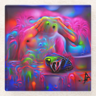 Dessous-de-verre En Verre Ablutophobie