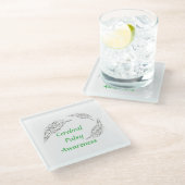 Dessous-de-verre En Verre abstract (Incliné)