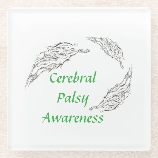 Dessous-de-verre En Verre abstract (Devant)