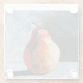 Dessous-de-verre En Verre Abstract Pear (Dos)