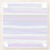 Dessous-de-verre En Verre Abstrait #2 : Flou ultraviolet (Dos)