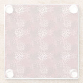 Dessous-de-verre En Verre Abstrait moderne (Dos)