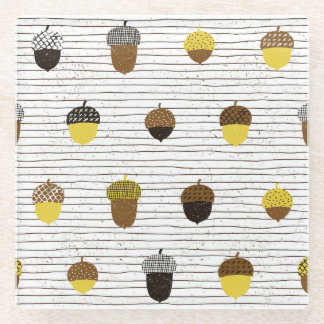 Dessous-de-verre En Verre Acornes d'automne : Vibes Vintages