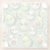 Dessous-de-verre En Verre Adorable Avocados (Dos)