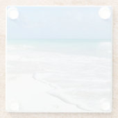 Dessous-de-verre En Verre Adoucissez le surf (Dos)