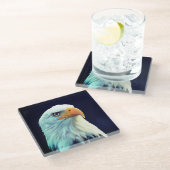 Dessous-de-verre En Verre Aigle (Incliné)