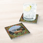 DESSOUS-DE-VERRE EN VERRE AJOUTER VOTRE PROPRE PHOTO (Incliné)