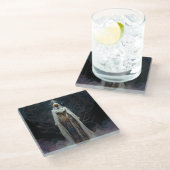 Dessous-de-verre En Verre Alien Fae Imaginaire Sci-Fi (Incliné)