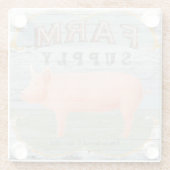 Dessous-de-verre En Verre Alimentation agricole (Dos)