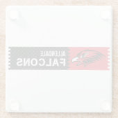 Dessous-de-verre En Verre Allendale Falcons (Dos)