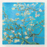 Dessous-de-verre En Verre Almond Blossom Vincent van Gogh<br><div class="desc">De belles amandes fleurissent sur l'amandier par Vincent van Gogh.</div>
