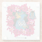 DESSOUS-DE-VERRE EN VERRE ALOHA 3 5 VERSION 2 (Dos)