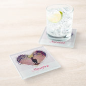 Dessous-de-verre En Verre Alpenglück Hirsch (Incliné)