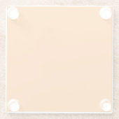 Dessous-de-verre En Verre Ambre (SAE/ECE) (couleur solide) (Dos)