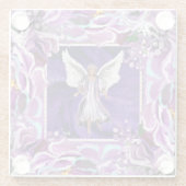 Dessous-de-verre En Verre Âme violette (Dos)