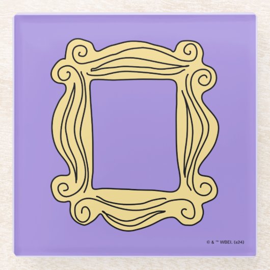 Dessous-de-verre En Verre AMIS™ | Trame de trou (Devant)