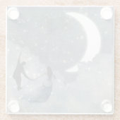 Dessous-de-verre En Verre Amour céleste (Dos)