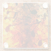 Dessous-de-verre En Verre Amour De La Musique - Notes Musicales (Dos)