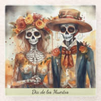 Amoureux Crâne de Sucre Dia de los Muertos
