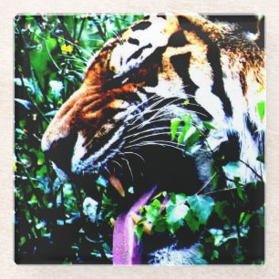 Dessous-de-verre En Verre Amur Tiger coastercnm