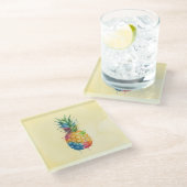 Dessous-de-verre En Verre Ananas (Incliné)