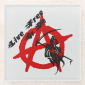 Dessous-de-verre En Verre Anarchy Grim Reaper (Devant)