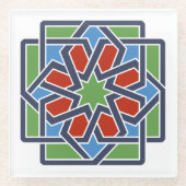 Dessous-de-verre En Verre Andalucia 4 (Devant)