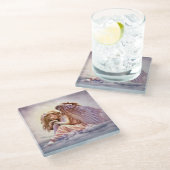 Dessous-de-verre En Verre Ange (Incliné)