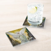 Dessous-de-verre En Verre Angel Imaginaire Art (Incliné)
