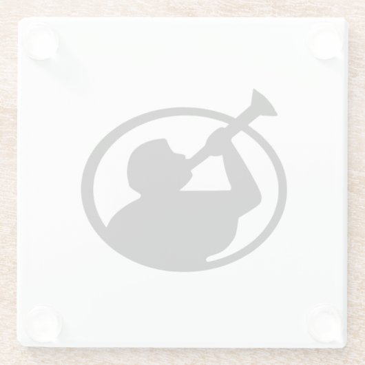 Dessous-de-verre En Verre Angel Moroni LDS Dessous de verre (Dos)