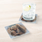 Dessous-de-verre En Verre Anges (Incliné)