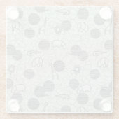 Dessous-de-verre En Verre animaux 1 de safari (Dos)